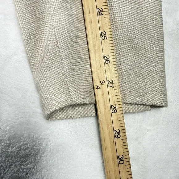Tommy Bahama Blazer Mens 2XLT Beige Linen Blend Sport Coat Floral Lined Beachy